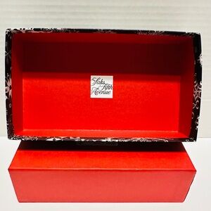Saks Fifth Avenue Vibrant Red Box
